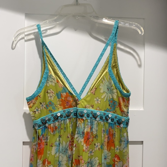 Sue Wong floral maxi dress size 8 - Picture 3 of 5